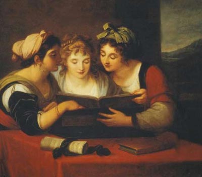 Ангелика Кауфман.Три певицы, 1796