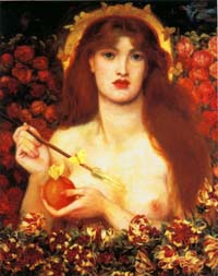 Россетти. Venus Verticordia (Венера покоряющая сердца)