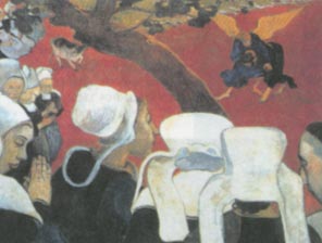 Поль Гоген. Видение после проповеди 1888 Эдинбург,Национальная галерея Шотландии